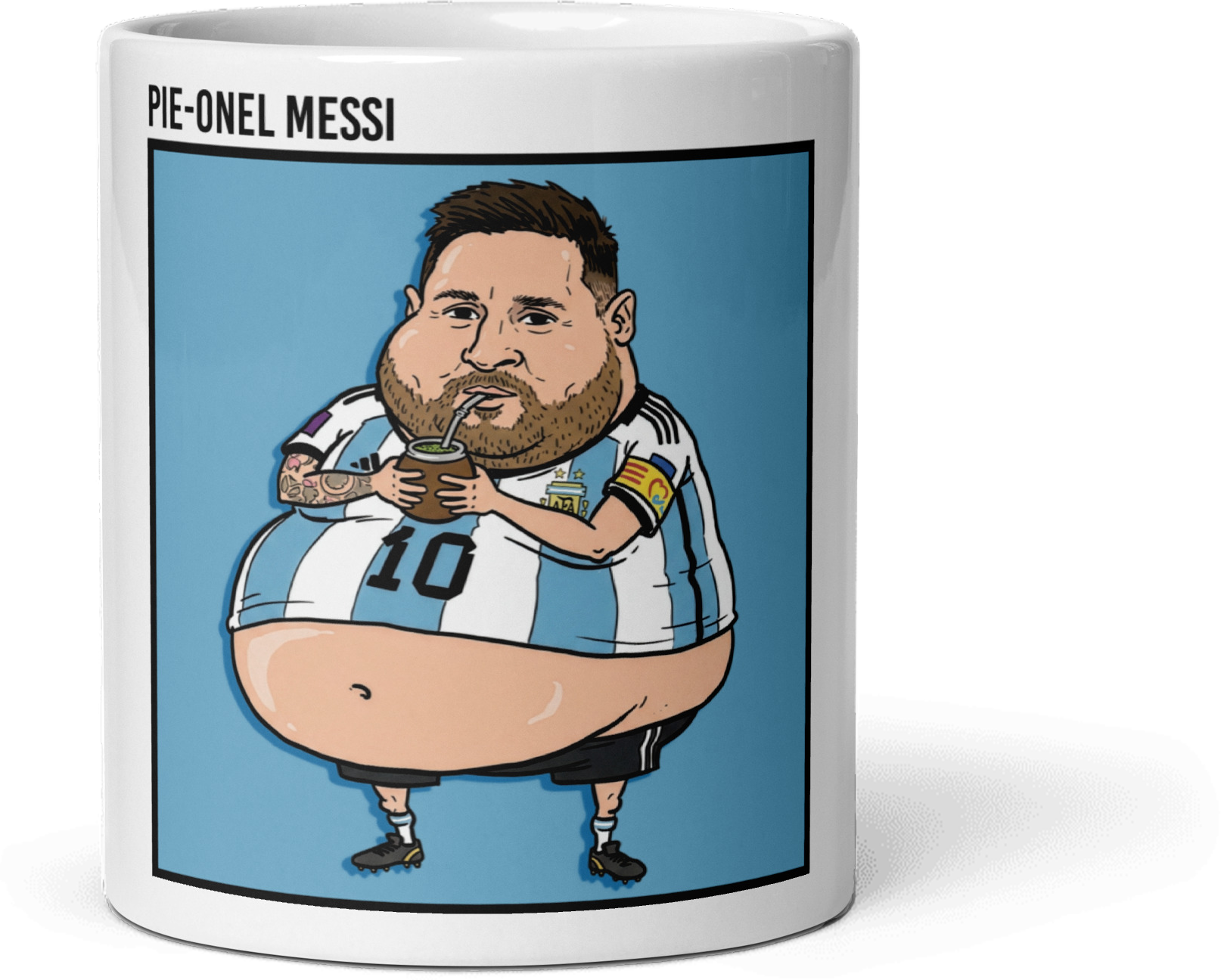 Pie-onel Messi (Lionel Messi) Joke Mug