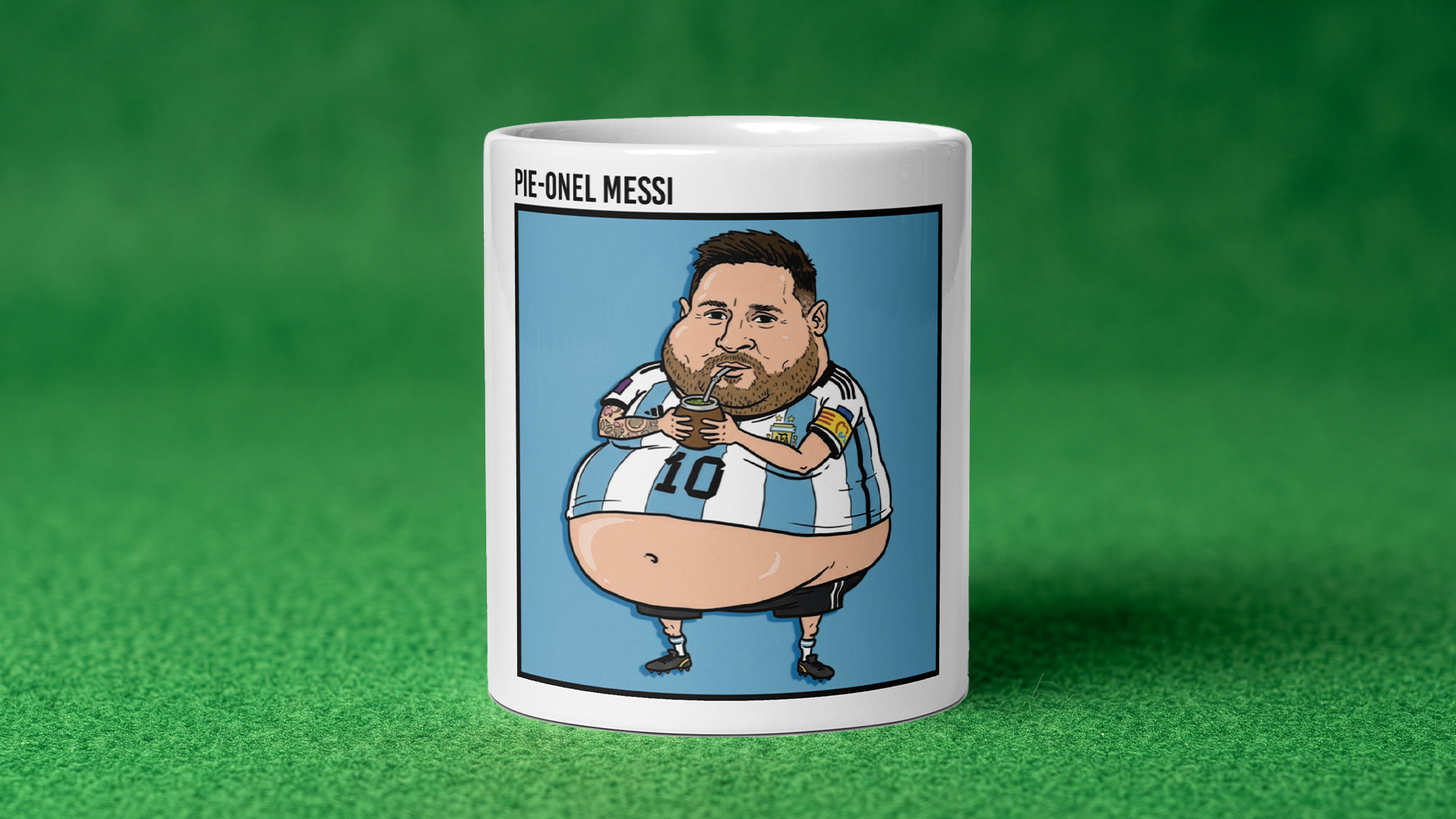 Pie-onel Messi (Lionel Messi) Joke Mug
