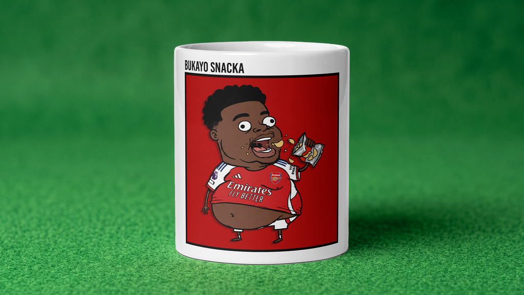 Bukayo Snacka (Bukayo Saka) Joke Mug