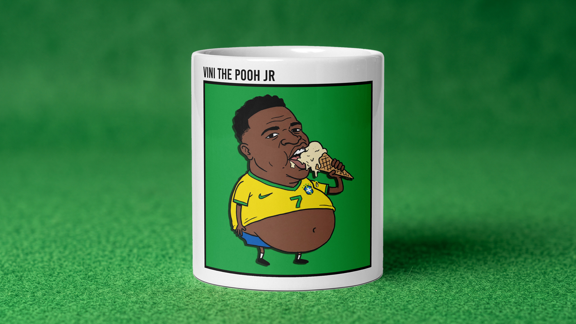 Vini the Pooh Jr. (Vinicius Jr.) Joke Mug