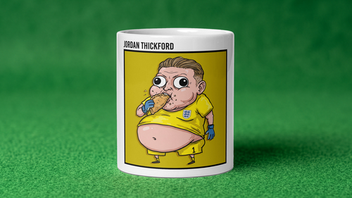Footballer Joke Mug