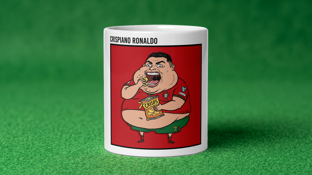 Crispiano Ronaldo (Cristiano Ronaldo) Joke Mug