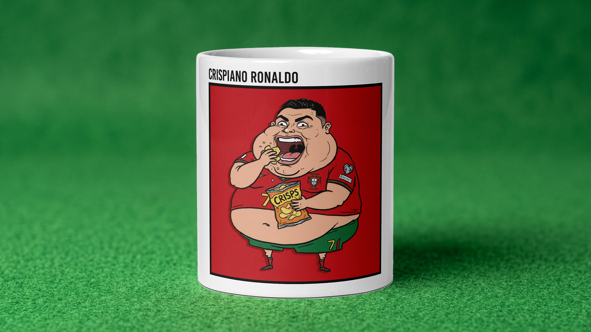 Crispiano Ronaldo (Cristiano Ronaldo) Joke Mug